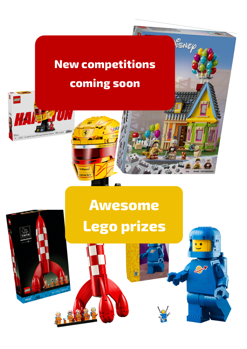 Awesome Lego prizes to be won in our competitions